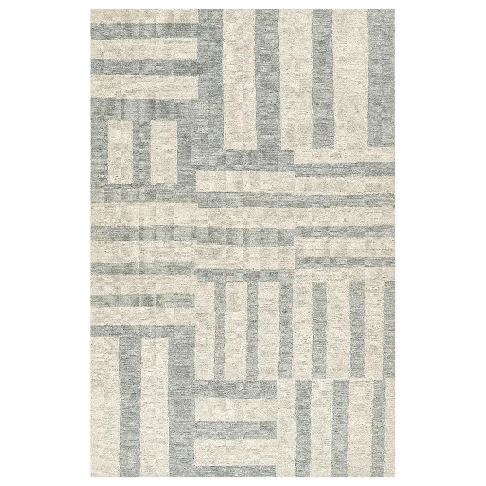 Momeni Archer Striped 2"3" x 8" Blue Runner, , large