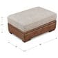 Hydeline Quebec Rectangular Ottoman in Aged Maple, , large