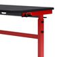 Ashley Lynxtyn Adjustable Height Desk in Red and Black, , large