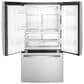 GE Appliances 25.6 Cu. Ft. French-Door Refrigerator in Stainless Steel, , large