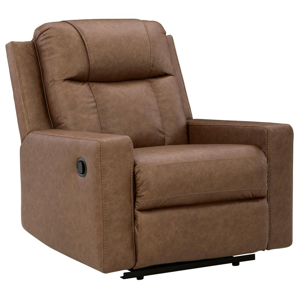 Ashley Mackmenville Manual Zero Wall Recliner in Caramel, , large