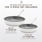 Green Pan GP5 Hard Anodized Color 9.5" and 11" Open Frypan Set in Cloud Cream, , large