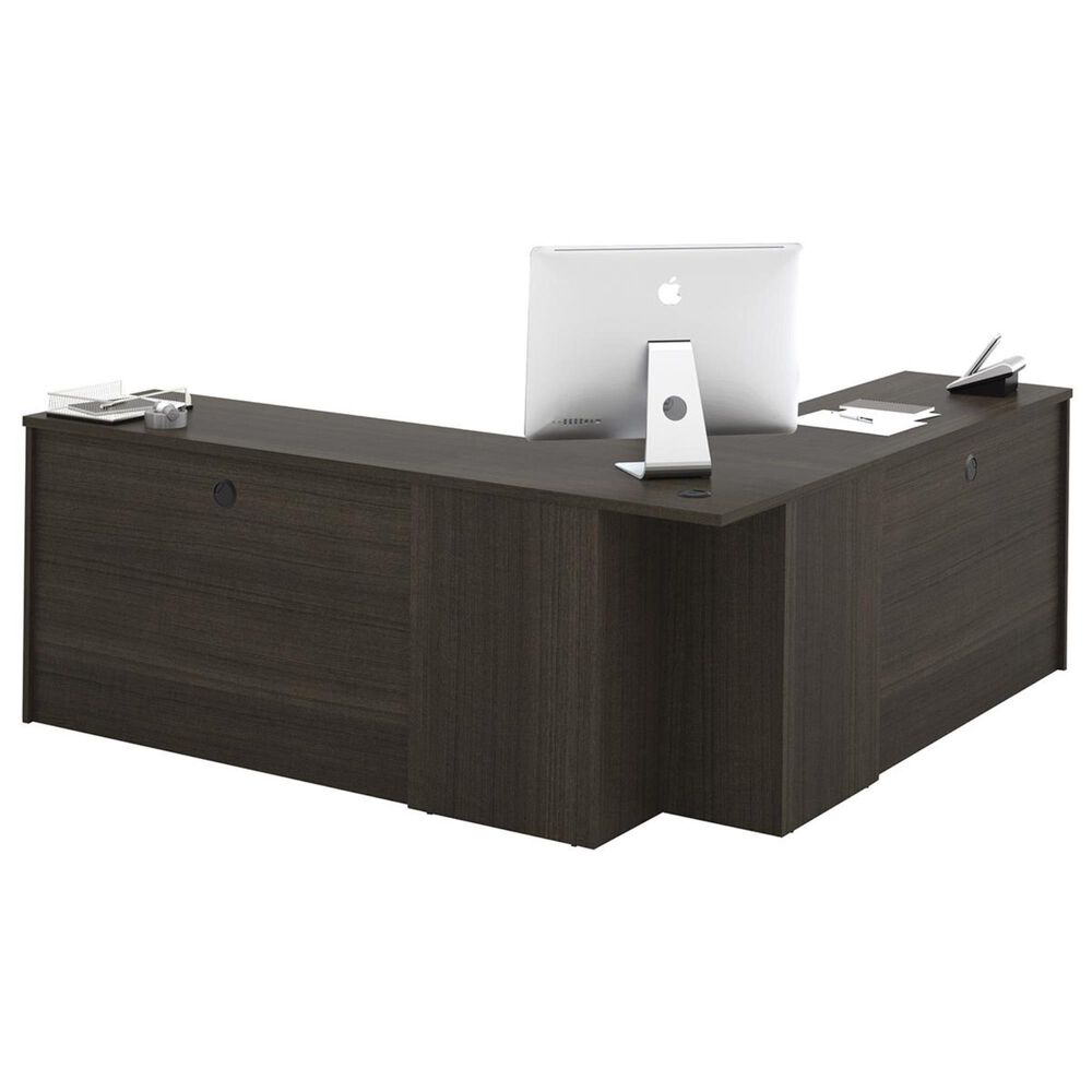Bestar Embassy Corner Desk in Dark Chocolate, , large