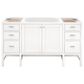 James Martin Vanities Addison 30" Single Bathroom Vanity in Glossy White with 3 cm Victorian Silver Quartz Top and Rectangular Sink, , large
