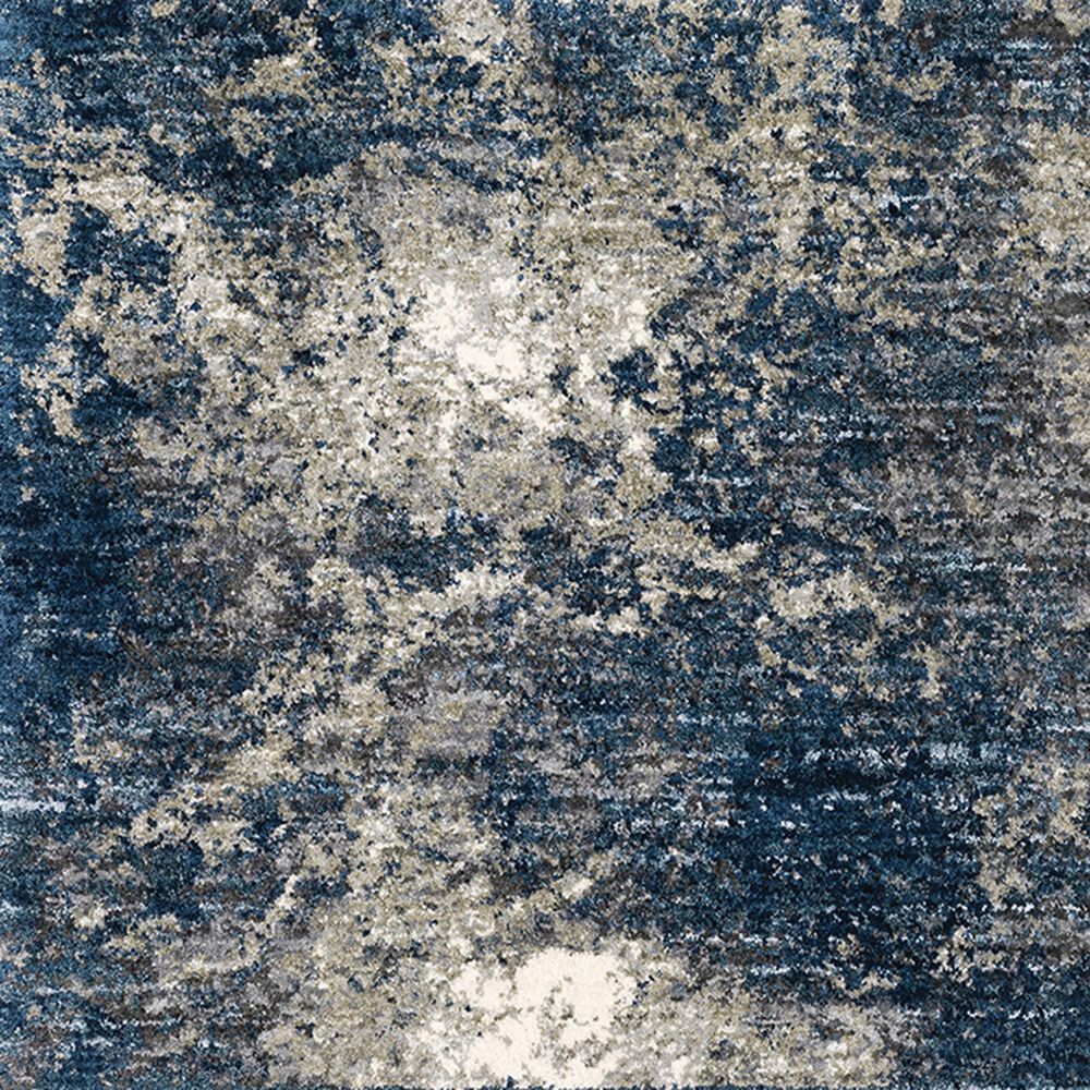Oriental Weavers Aspen Abstract Shag 2060L 2&#39;3&quot; x 7&#39;6&quot; Blue and Gray Runner, , large