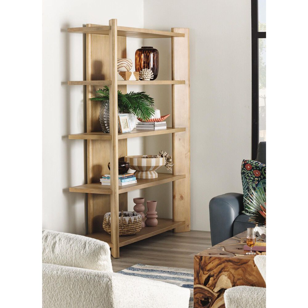 Four Hands Edmund 4-Shelf Bookcase in Smoked, , large