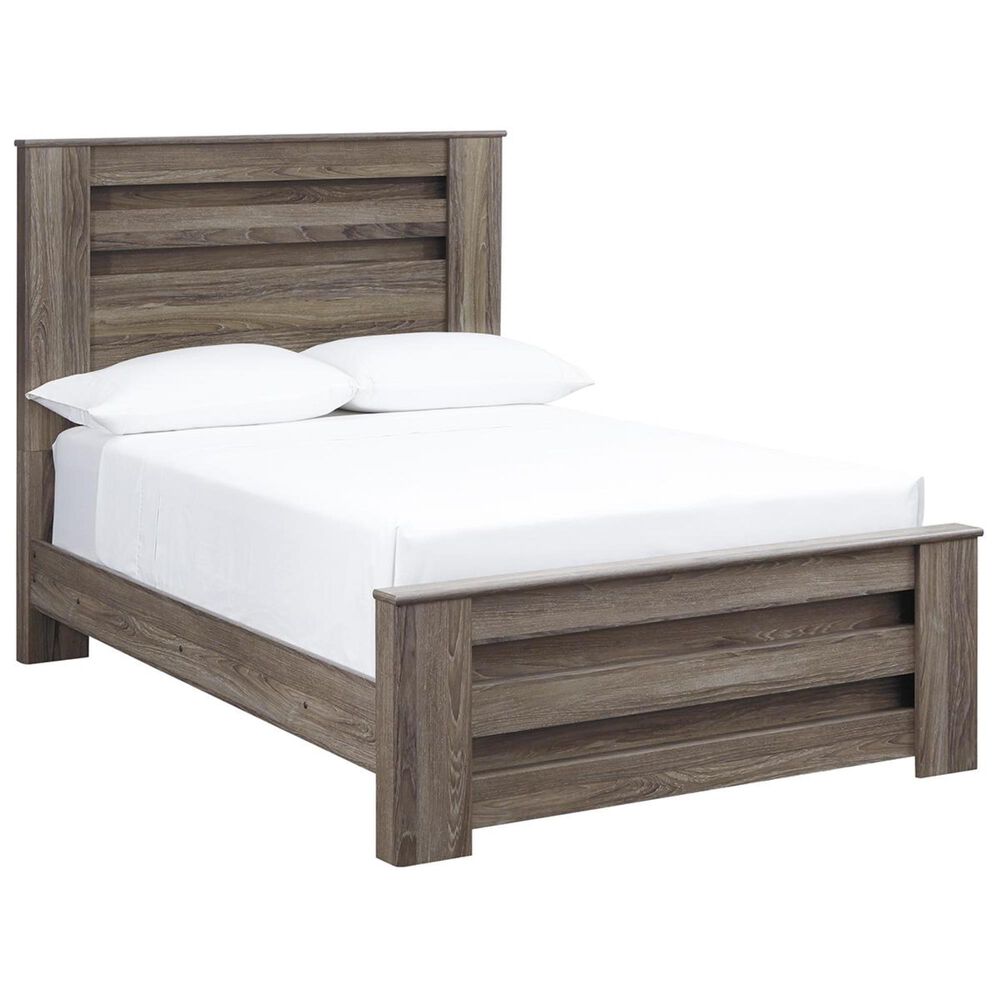 Ashley Zelen Full Panel Bed in Warm Grey, , large