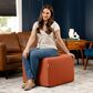 Jaxx Monroe Medium Ottoman in Canyon Orange, , large
