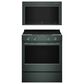 KitchenAid 2-Piece Kitchen Package with 30" Slide-In Smart Electric Range and 30" Over-the-Range Microwave Oven in Juniper, , large