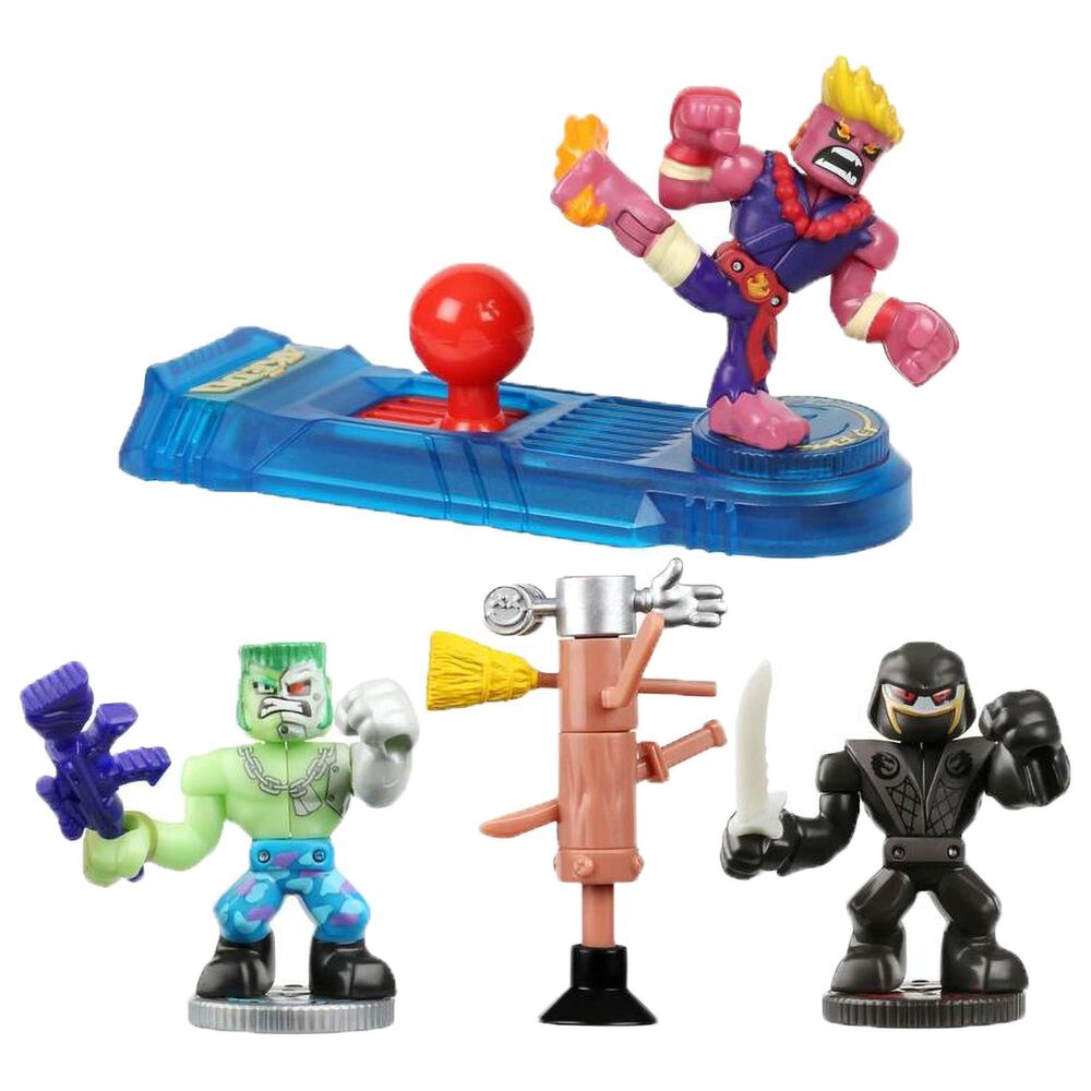 Akedo Ultimate Arcade Warriors Starter Pack Figures - Kick Attack in Multicolor, , large