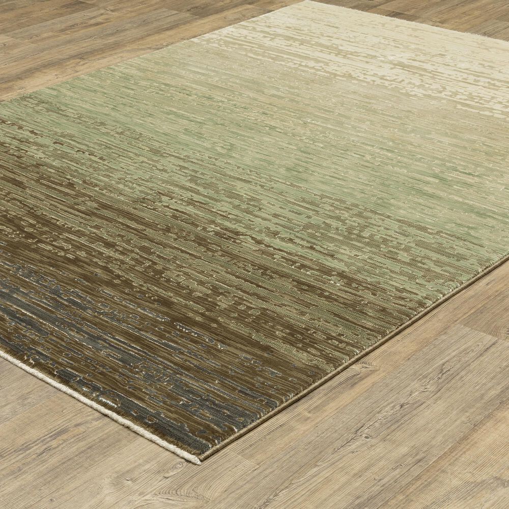 Oriental Weavers Reed 3&#39;3&quot; x 5&#39; Beige and Green Area Rug, , large