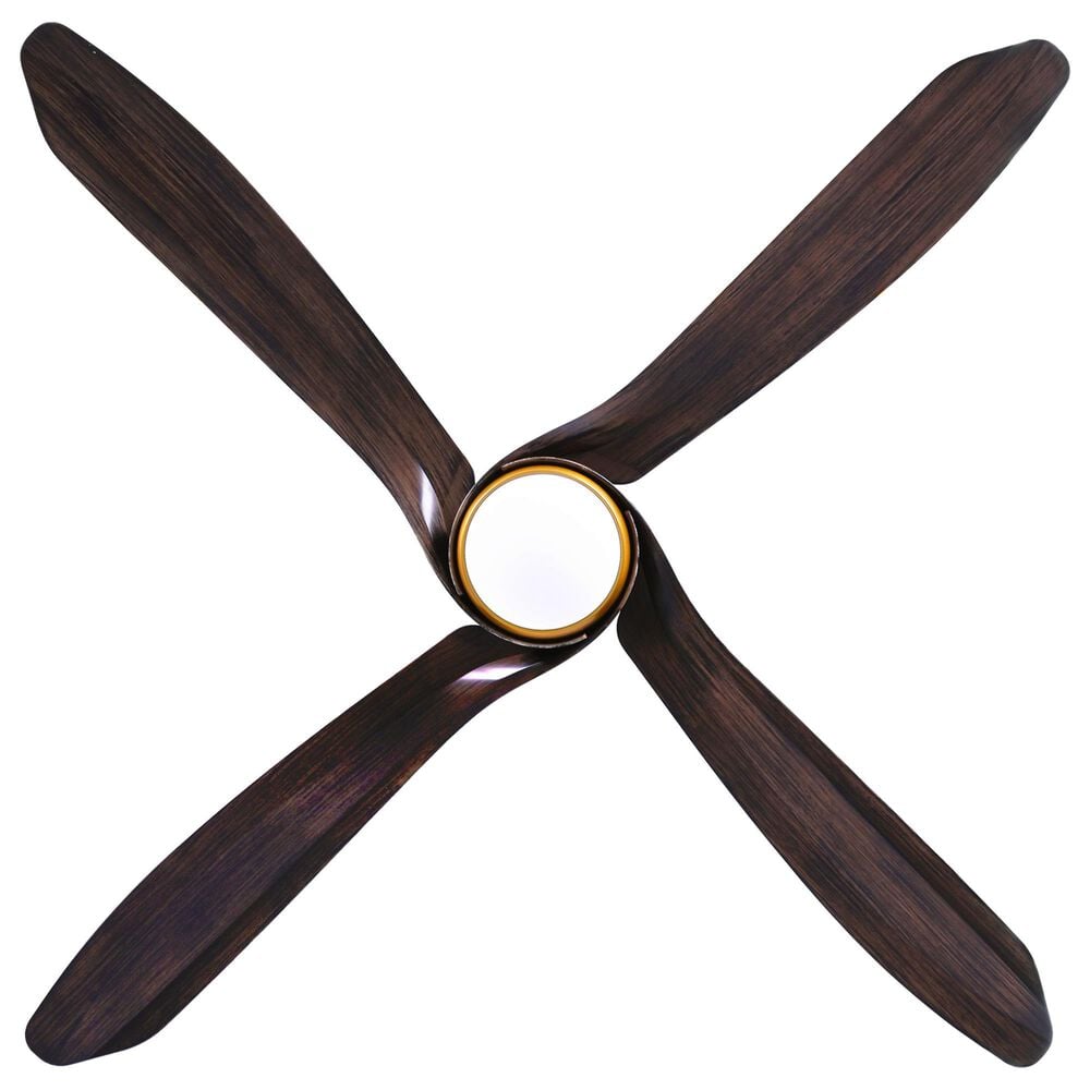 Minka-Aire Mortyn 60" Indoor/Outdoor Ceiling Fan with LED Light in Legacy Brass, , large