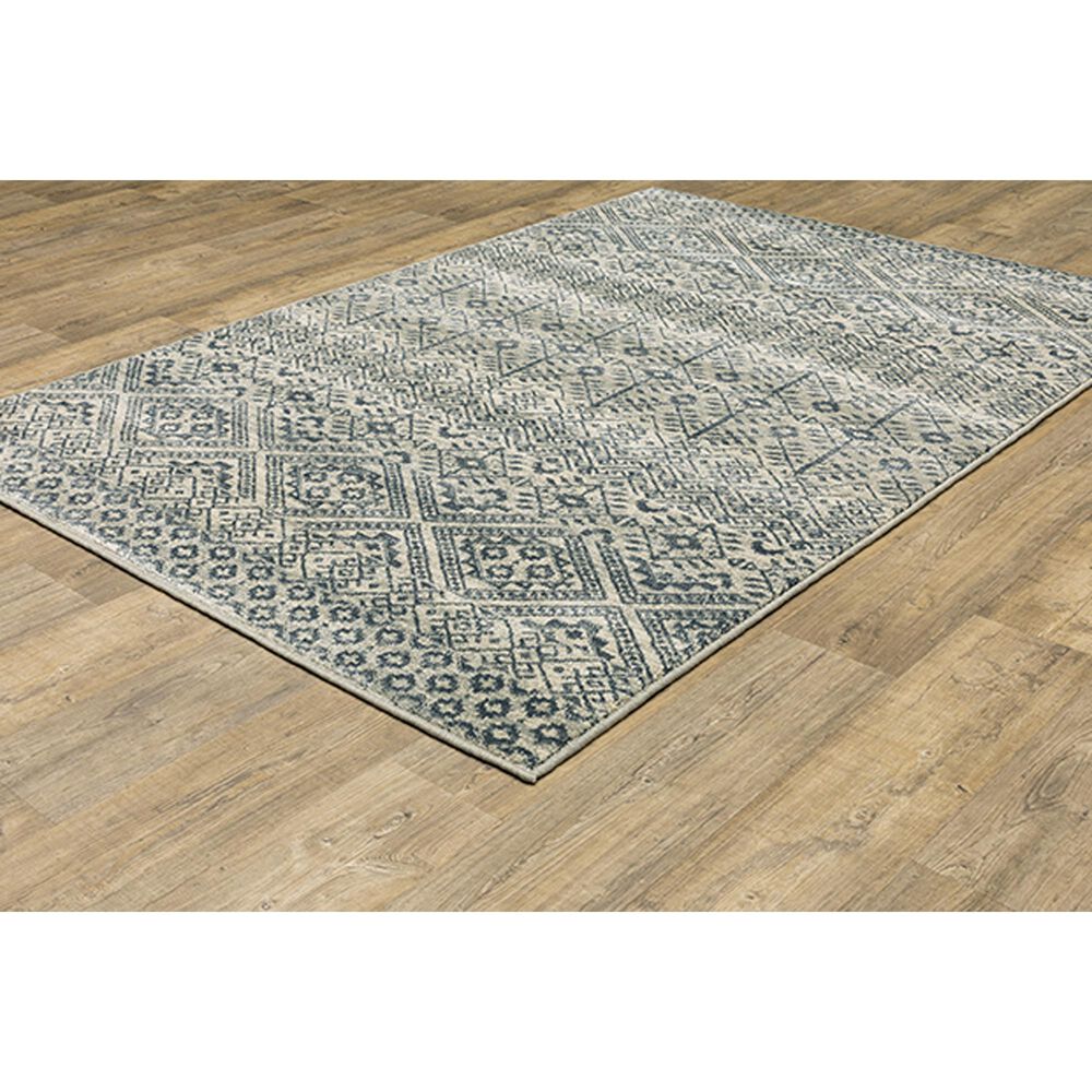 Oriental Weavers BransonBR02A 7&#39;10&quot; x 10&#39; Blue and Beige Area Rug, , large
