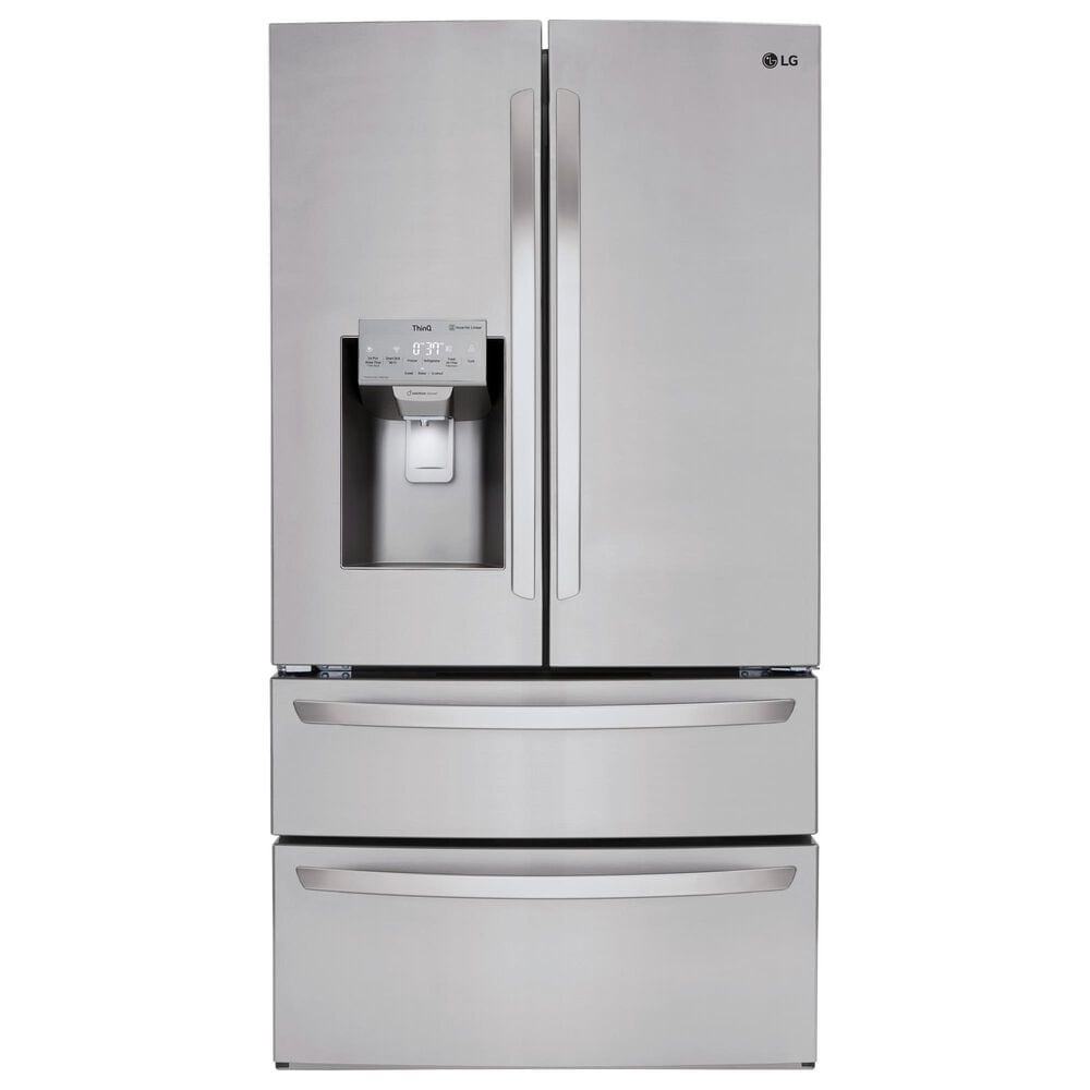 LG 28 Cu. Ft. Capacity 4-Door French Door Refrigerator in Stainless Steel, , large