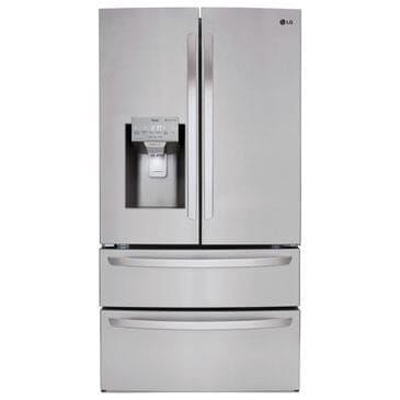LG 28 Cu. Ft. Capacity 4-Door French Door Refrigerator in Stainless Steel, , large