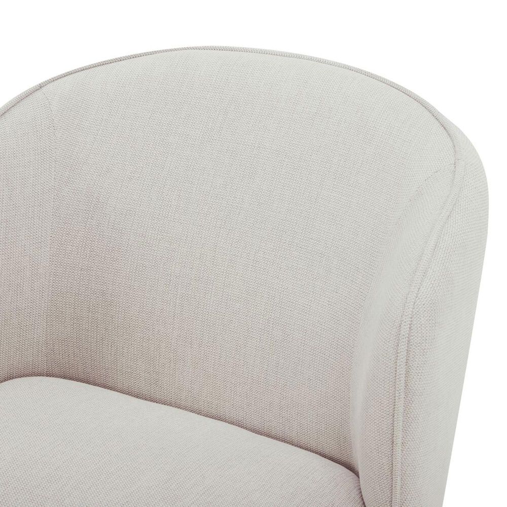 Moe&#39;s Home Collection Larson Rolling Side Chair in Heather Grey, , large