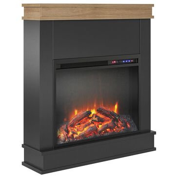 DHP Maurel Fireplace Mantel in Black, , large