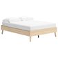 Ashley Cabinella Full Platform Bed in Tan, , large