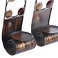 Maple and Jade 24" Indoor/Outdoor Wall Mount Candle Holder in Brown, Red, Silver, Blue and Yellow (Set of 2), , large