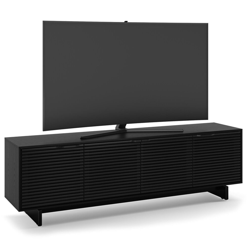 BDI Align 81&quot; TV Credenza in Ebonized Ash, , large
