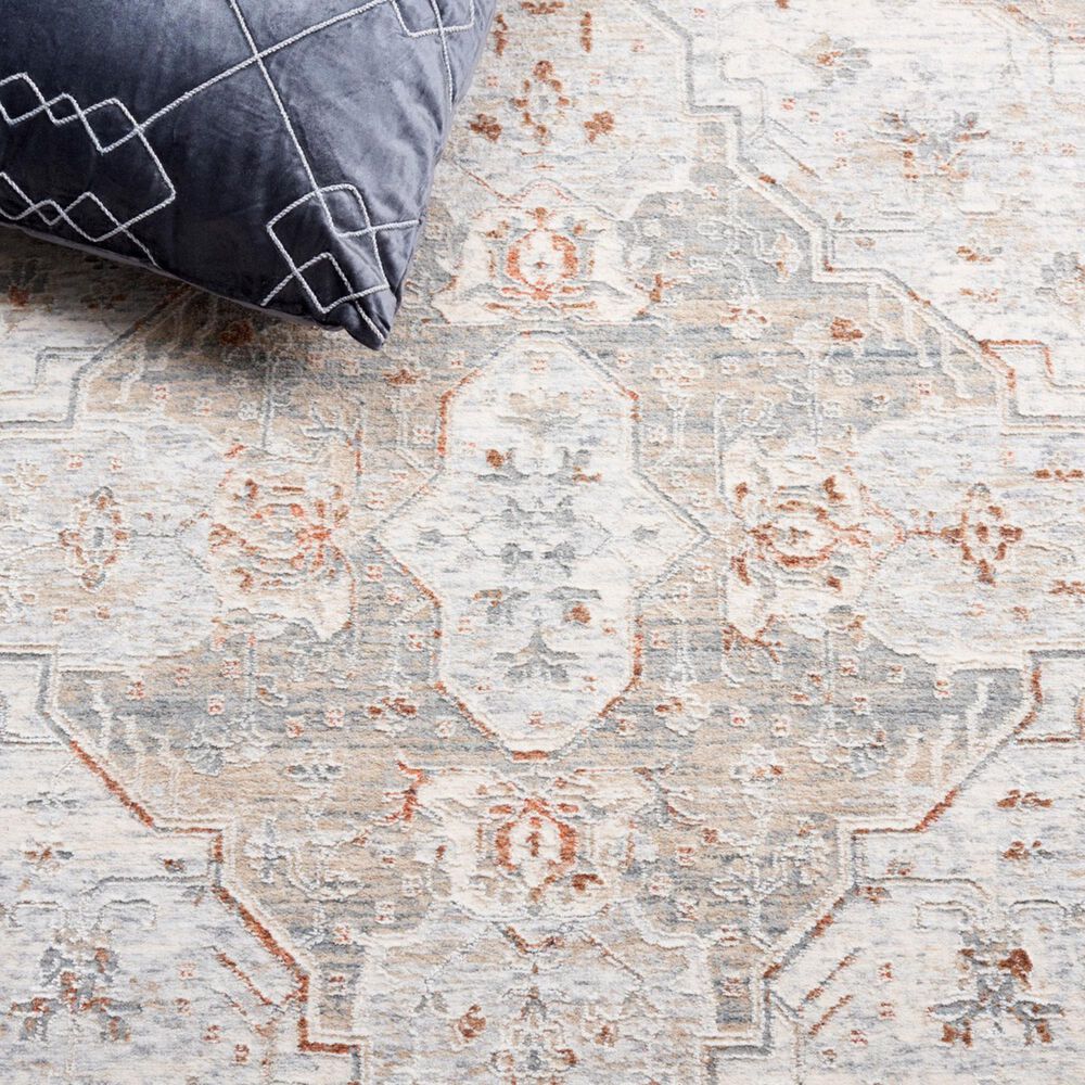 Safavieh Marmara MRM320B 4&#39; x 6&#39; Beige, Blue and Rust Area Rug, , large