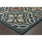 Oriental Weavers Latitude 709B 5"3" x 7"3" Blue Area Rug, , large