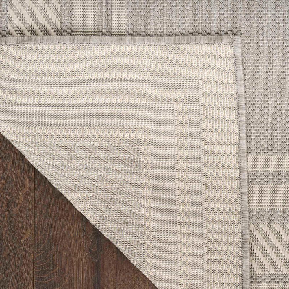 Nourison Horizon HOZ03 Grey 10&#39; x 14&#39; Indoor/Outdoor Area Rug, , large