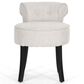 Baxton Studio Millani Lounge Stool in Light Beige, , large