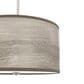 Hunter Solhaven 2-Light Mini Pendant with Light Gray Oak Shade in Brushed Nickel, , large