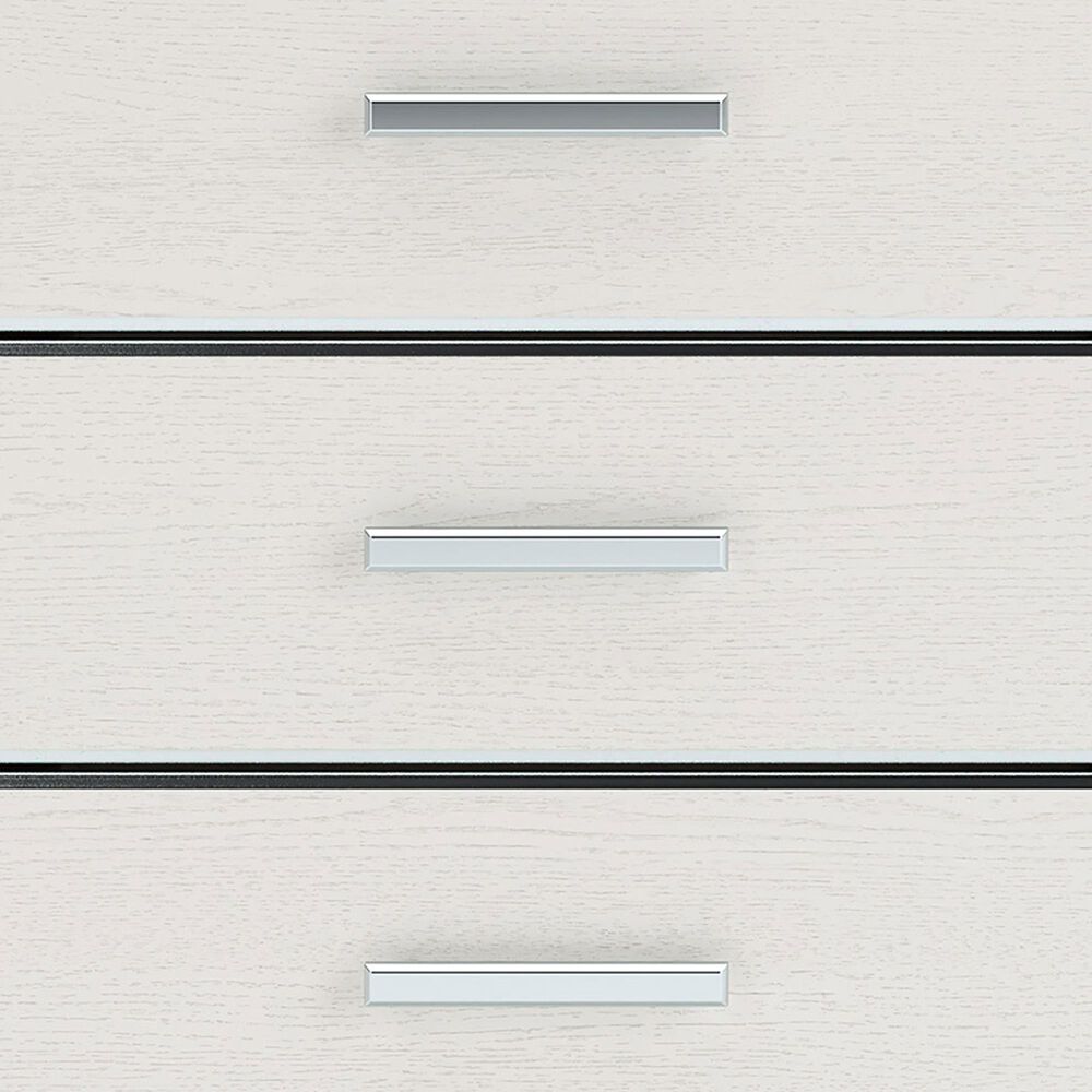 Ashley Zuraleus 5-Piece King Upholstered Platform Bedroom Set in Matte White, , large