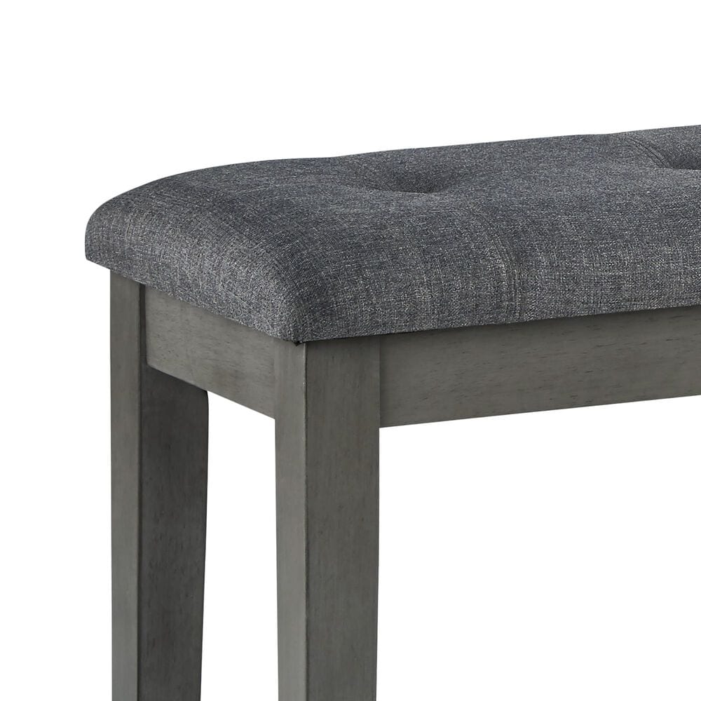 Ashley Hallanden 50&quot; Dining Bench in Antiqued Gray, , large