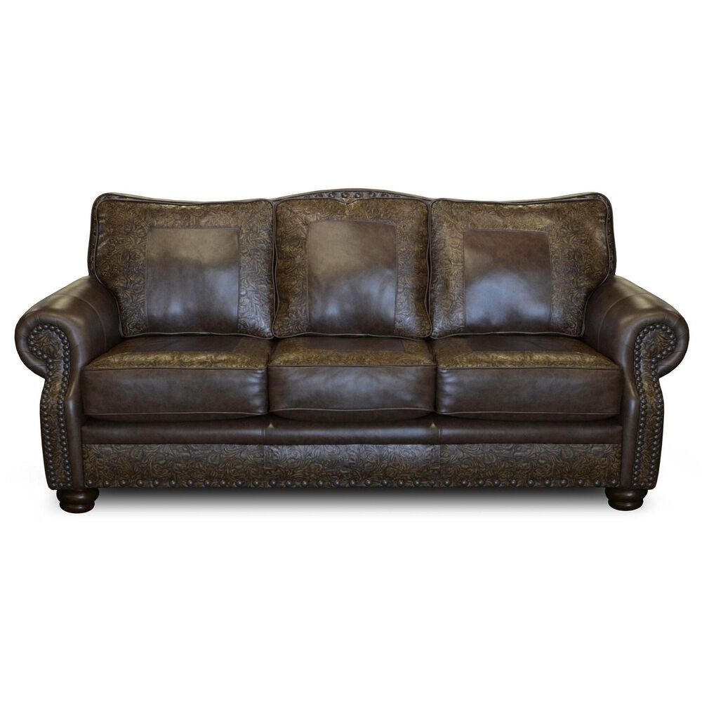 Vintage Leather Leather Sofa in Jupiter Truffle, , large