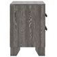 Ashley Sylveri 2-Drawer Nightstand in Gray, , large
