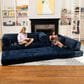 Jaxx Unsofa 2-Piece Modular Right Facing L-Shaped Sectional in Midnight Blue, , large