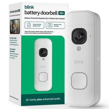 Blink Battery Doorbell 2K+ Wireless in White, , large