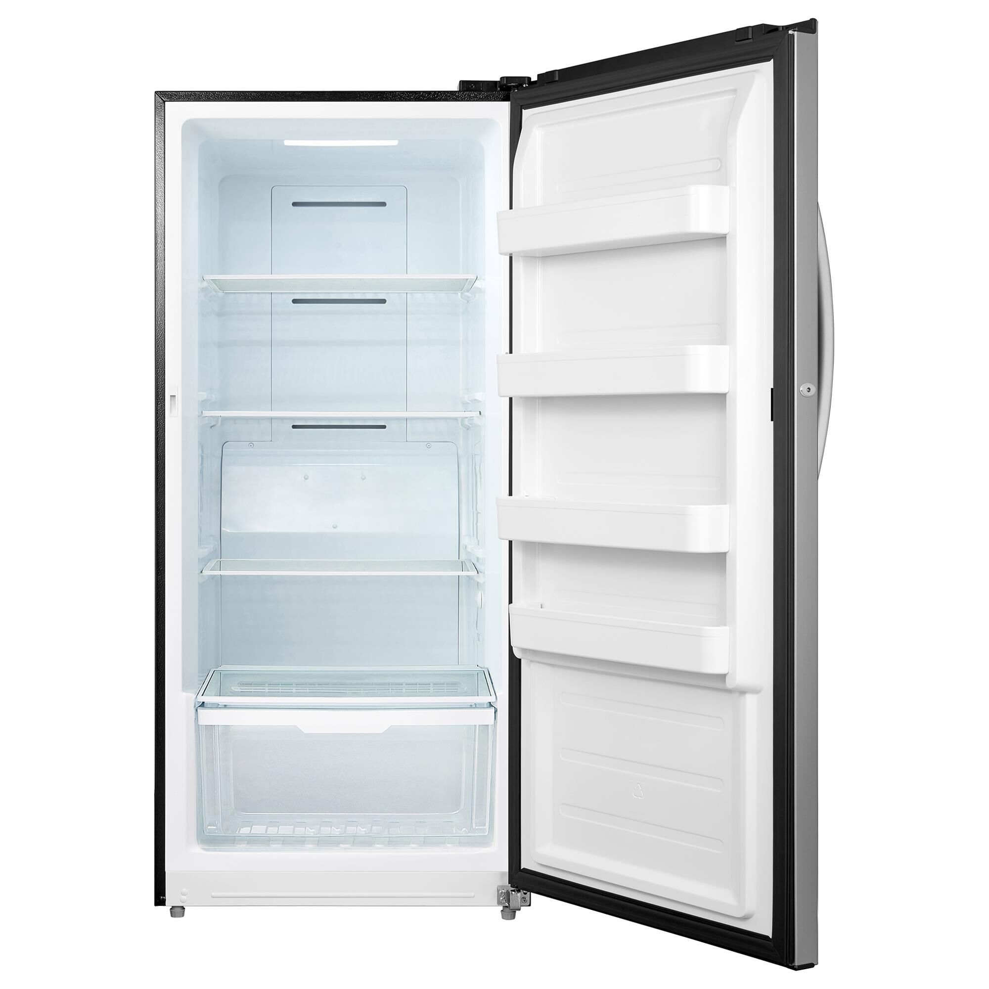 Element 13.8 Cu. Ft. Upright Convertible Freezer in Stainless Steel