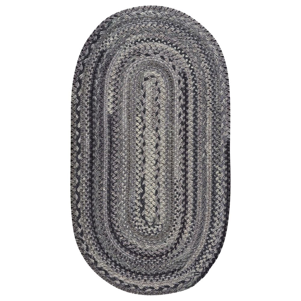 Capel Bayview 0036-345 3" x 5" Oval Metal Area Rug, , large