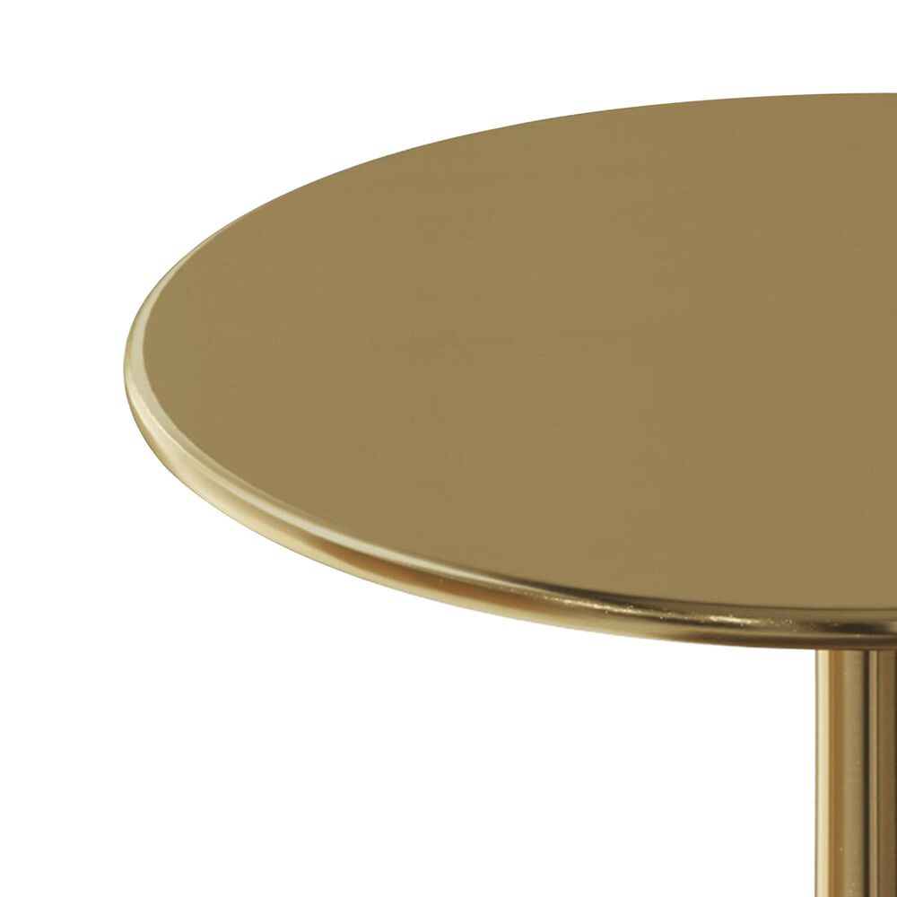 Timberlake Side Table in Antiqued Brass, , large