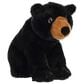 EcoNation 9.5" Black Bear Plush, , large
