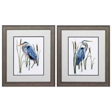Propac "Beside the Lake" Wall Art in Blue (Set of 2), , large