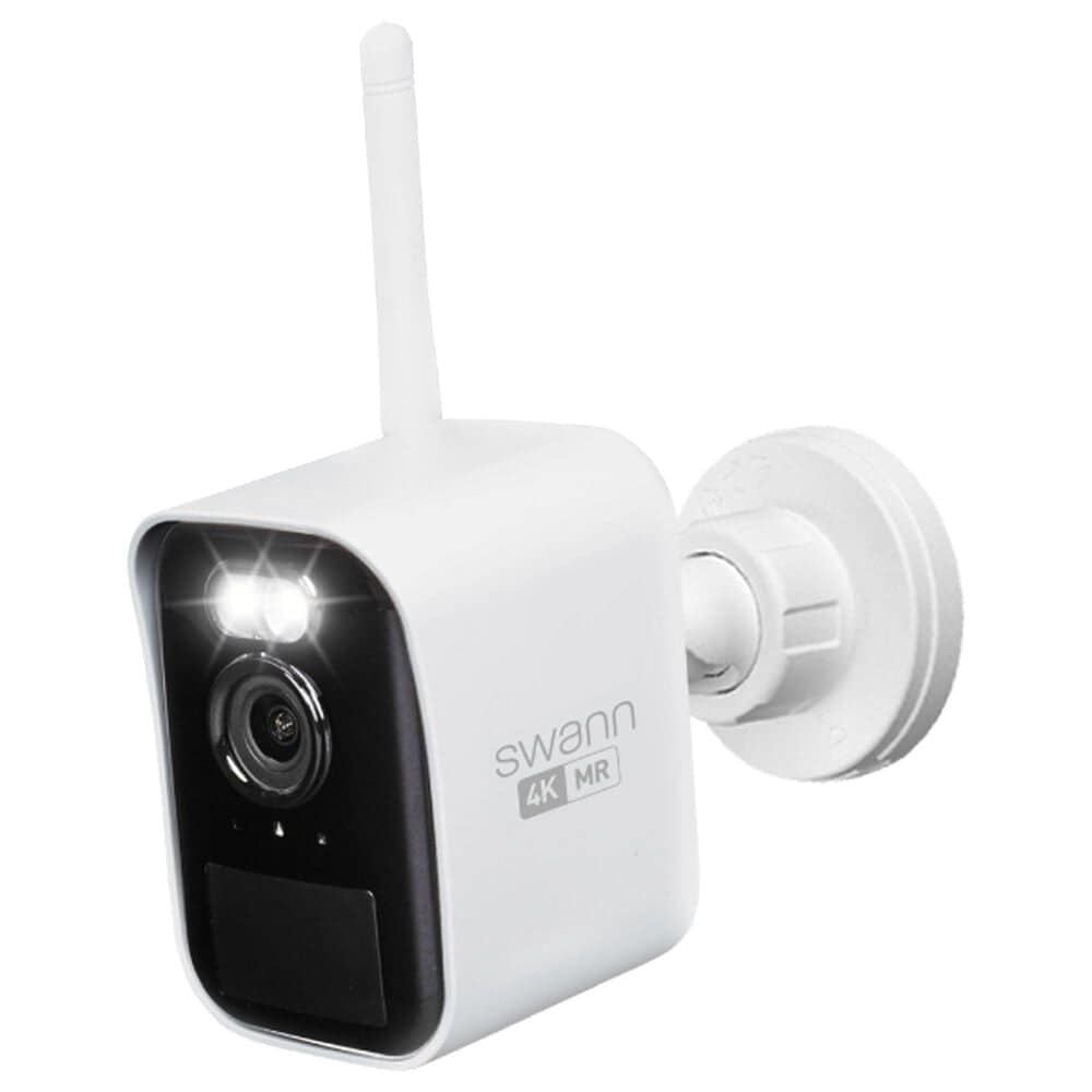 Swann MaxRanger4K Mini Long-Range Add-On Wireless Security Camera in White, , large