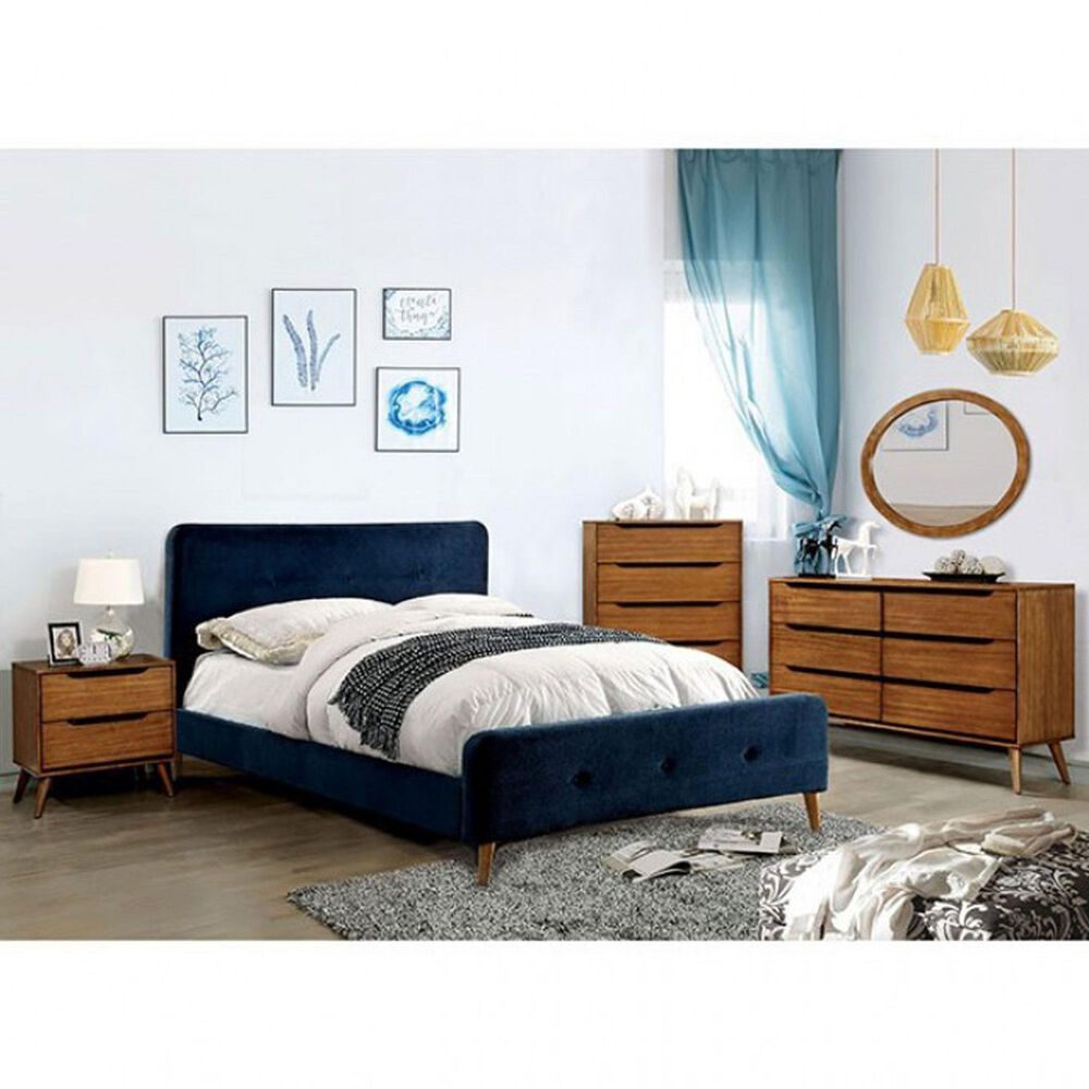 Furniture of America Lennart 6-Drawer Dresser in Oak, , large