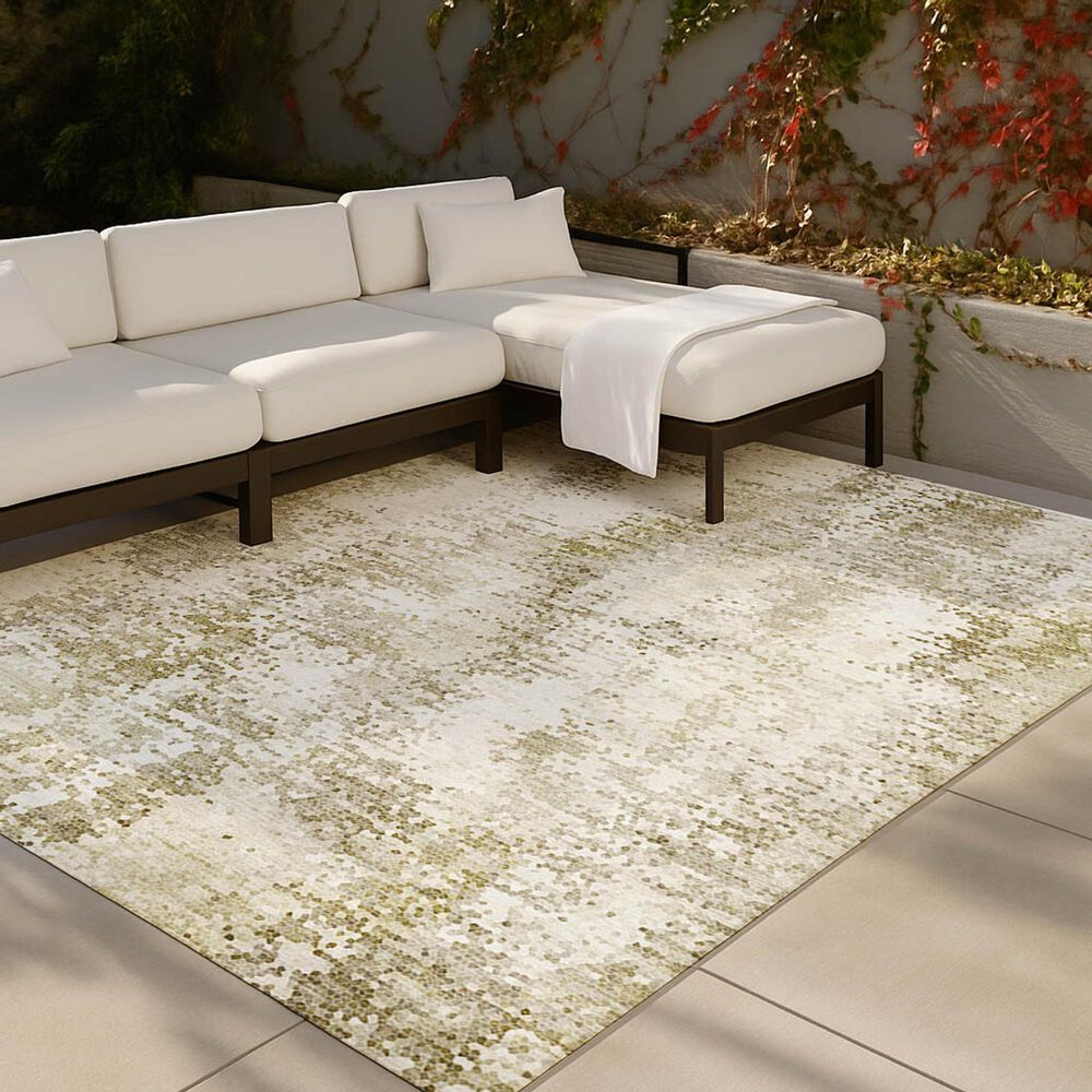 Dalyn Rug Company Lumara LM5 Khaki 3' x 5' Area Rug, , large