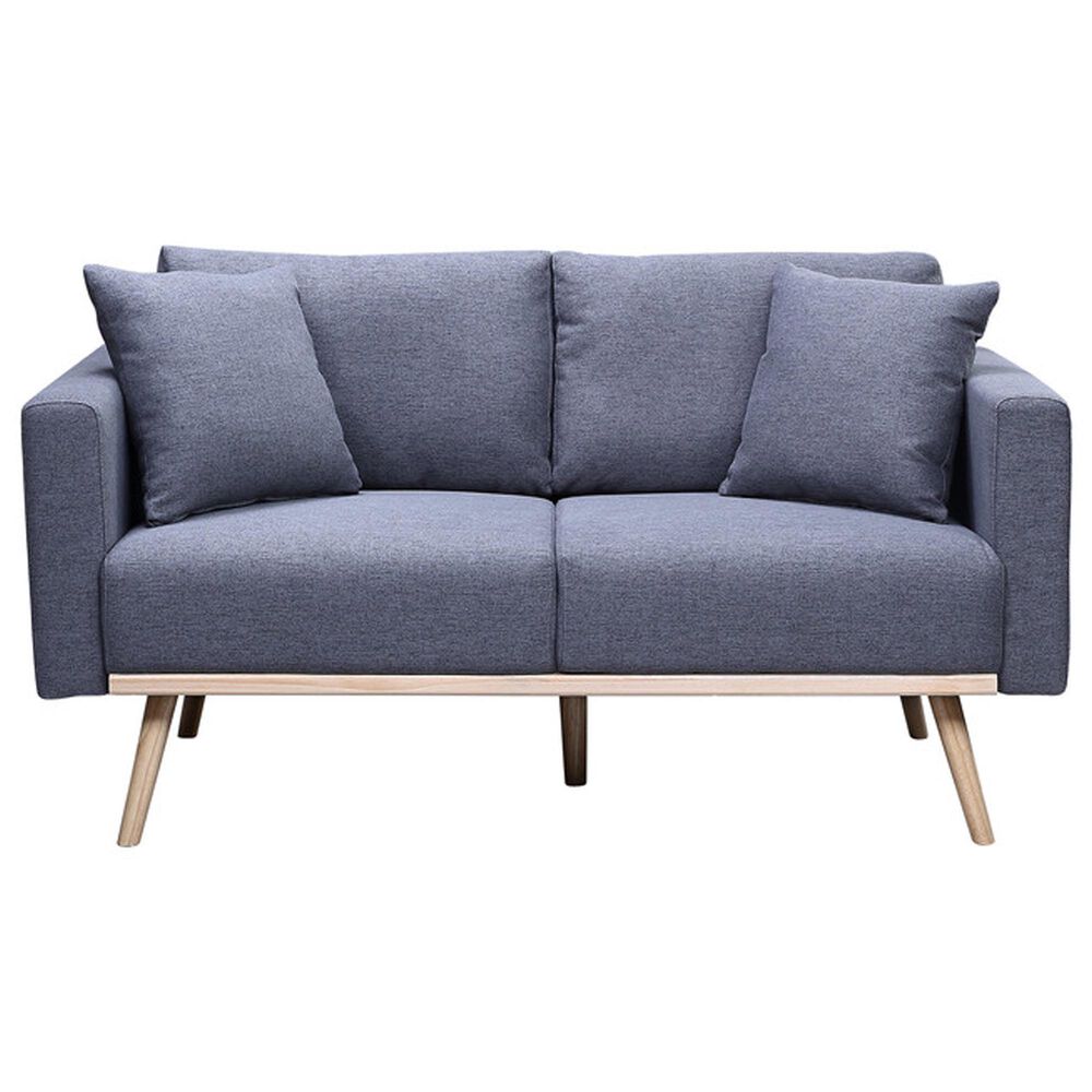 HOMLUX 3-Piece Sofa Loveseat Chair Set with USB Ports and Pockets in Dark Gray, , large
