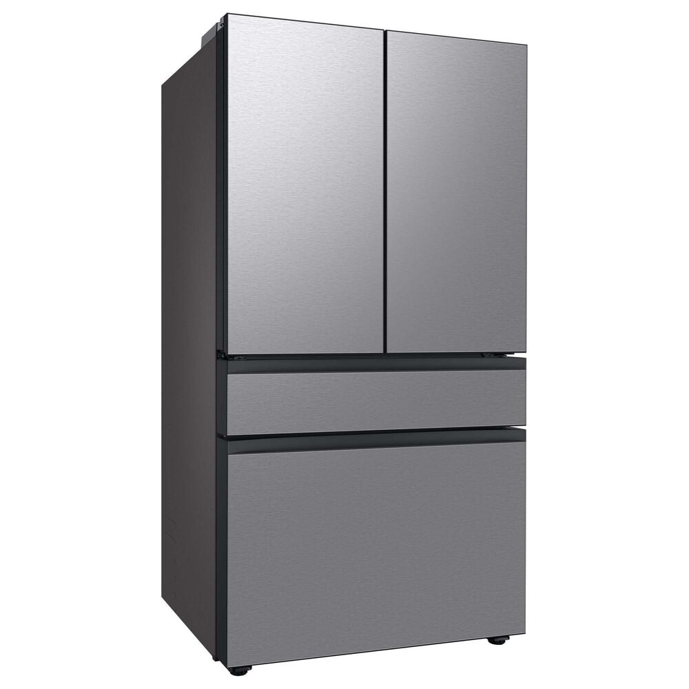 Samsung Bespoke 29 Cu. Ft. 4-Door French Door Refrigerator with Beverage Center in Stainless Steel Panels, , large