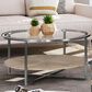 Belle Furnishings Paran Place Round Cocktail Table in Natural, , large