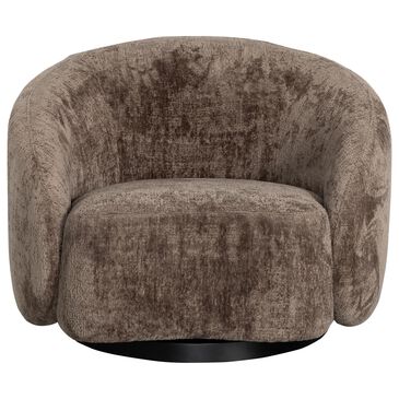 Eichholtz Amore Swivel Chair in Avelin Brown, , large