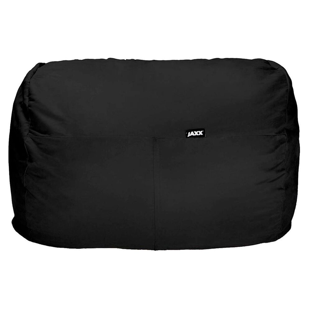Jaxx 5.5" Lounger Bean Bag Loveseat in Black, , large