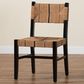 Baxton Studio Prita Side Chair in Black, , large