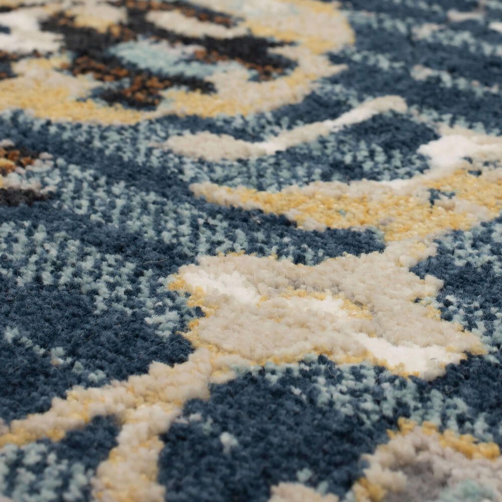Karastan Zephyr Amphora 92118-50150 8&#39; x 10&#39; Majolica Blue Area Rug, , large